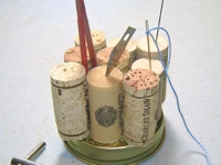 instructables Cork Pincushion